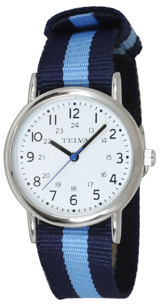 CLEVER IBTEAM042NVS NATO Type Band CREPHA Blue Durable, Lightweight, Adjustable Design for Comfort and Style