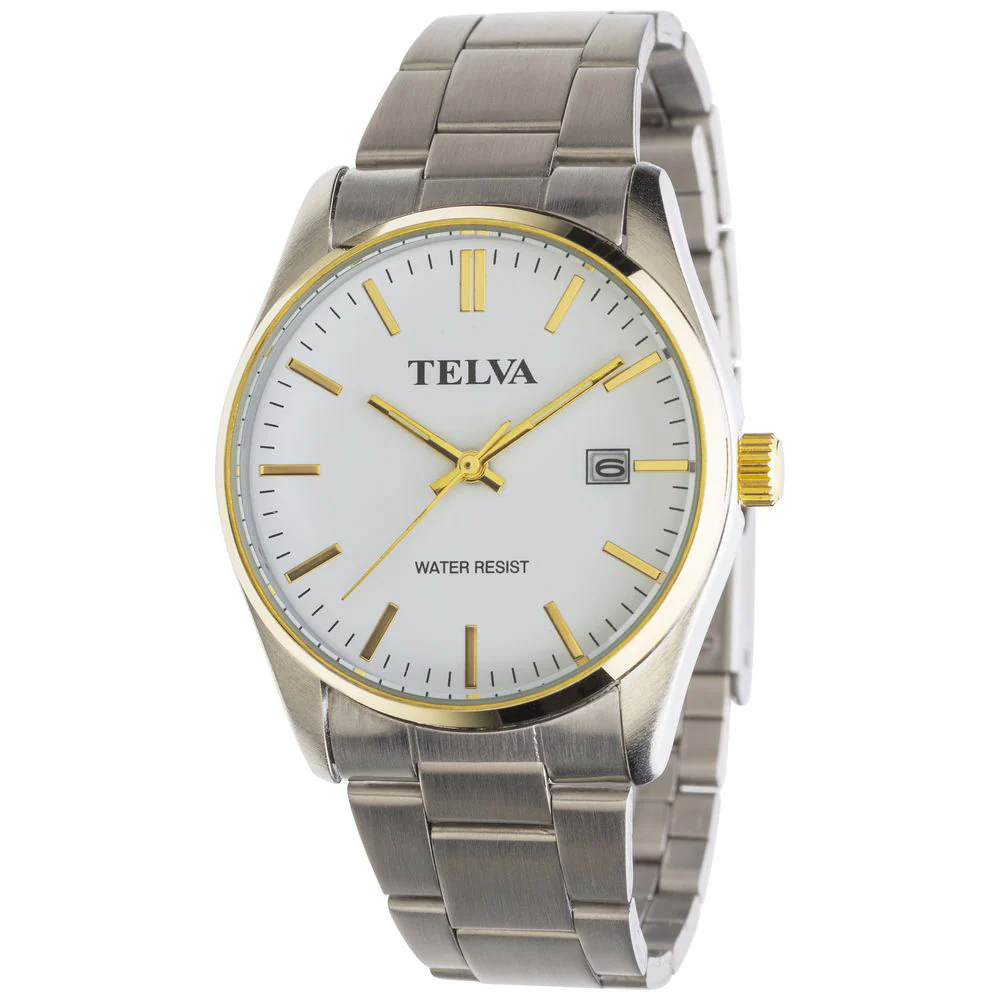 CLEVER IBTEAM246WTT Elegant Gold Date Watch with Water Resistance, Durable Design, and Classic Style for Everyday Wear
