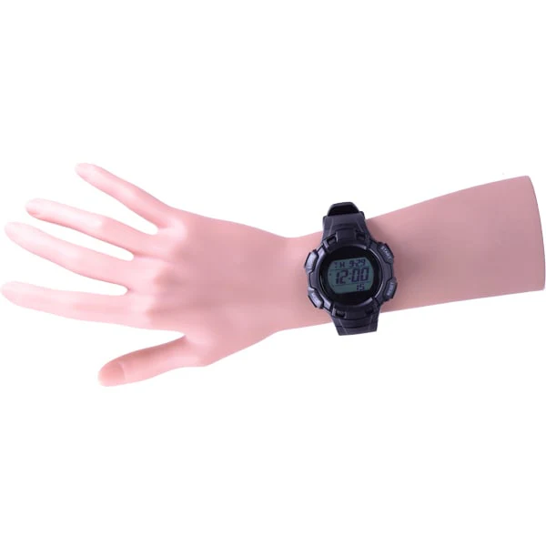 CLEVER TE D053 BK Stylish Digital Watch with Waterproof Design, LED Backlight, Alarm Function, and Sleek Black Finish - Image 6