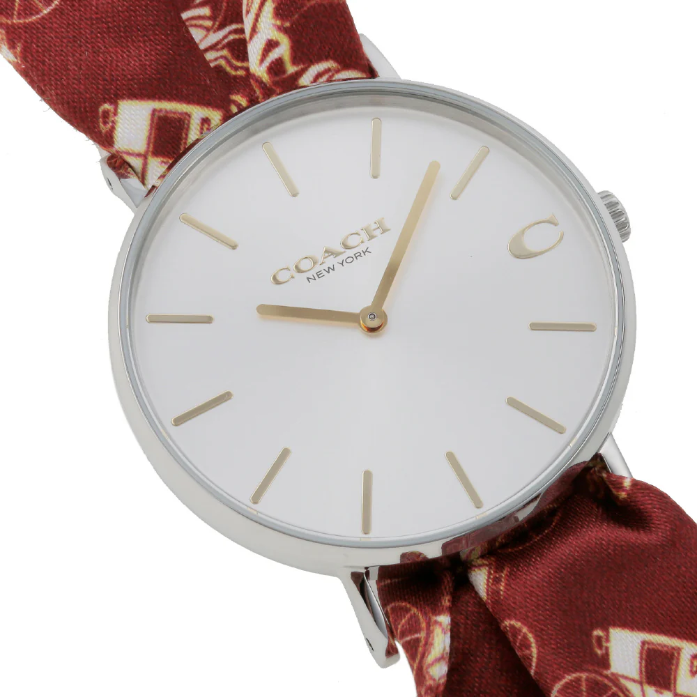 COACH 14503180 Perry Silver Watch with 2 Year Warranty Stylish Design Durable Build Perfect for Everyday Wear - Image 2