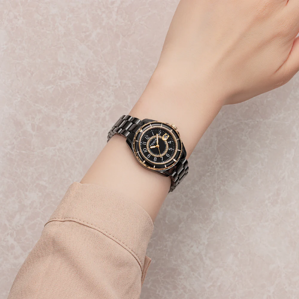 COACH 14503461 Preston Black 2-Year Warranty Stylish Design Durable Build Elegant Timepiece - Image 7
