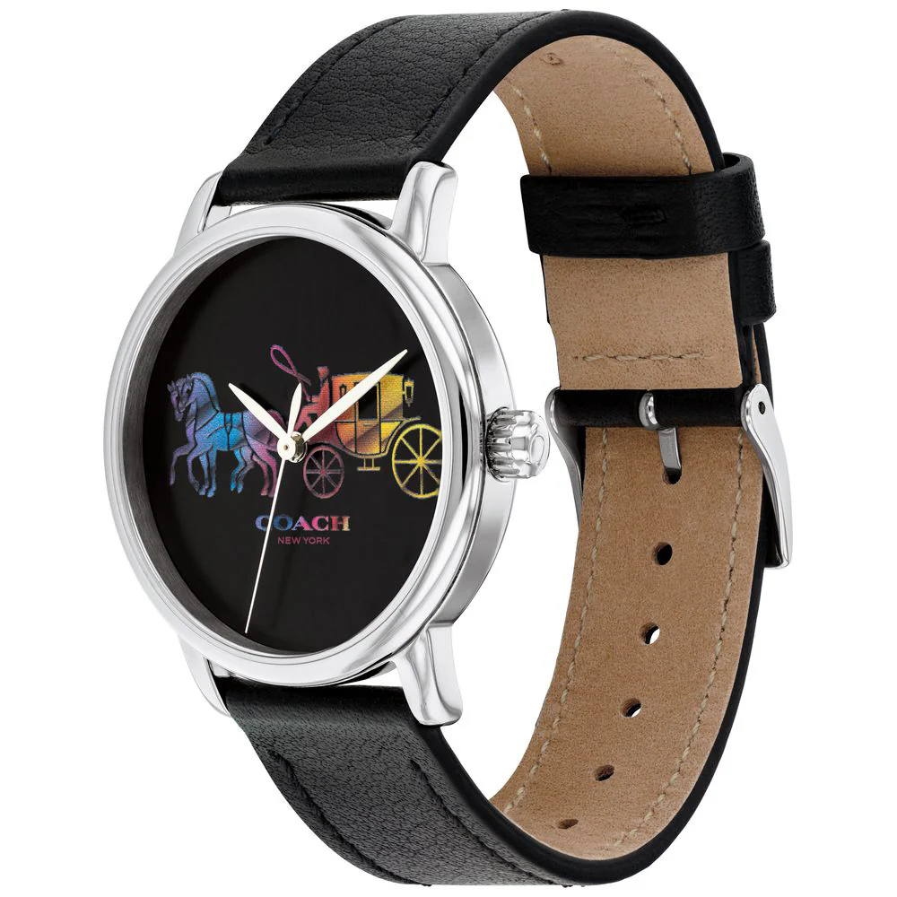COACH 14503585 Elegant 36mm Black Dial Durable Stainless Steel Water-Resistant 5-Year Warranty - Image 2