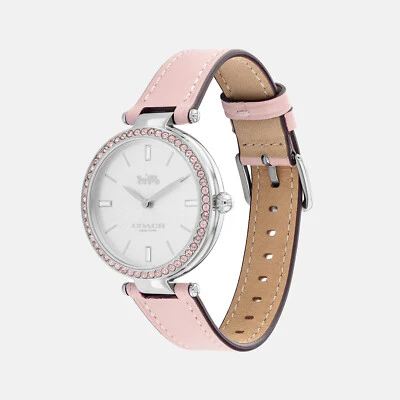 COACH 14504093 Park Silver Watch with 2 Year Warranty, Elegant Design, Water Resistant, Perfect for Everyday Wear