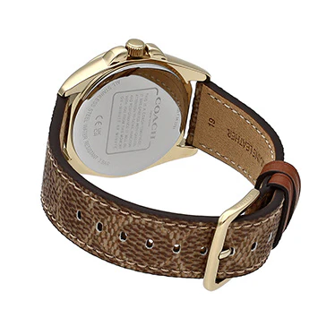 COACH 14504111 36mm Greyson Gold Stainless Steel Water Resistant Elegant Design 5-Year Warranty - Image 4