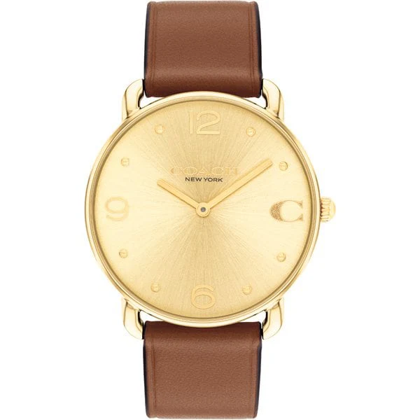 COACH 14504201 COACH ELLIOT 2-Year Warranty [Parallel Import] Brown Belt - Stylish & Durable Accessory