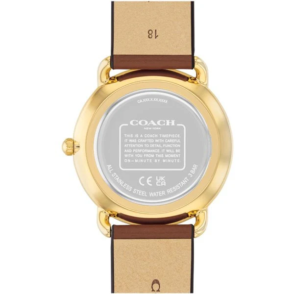 COACH 14504201 COACH ELLIOT 2-Year Warranty [Parallel Import] Brown Belt - Stylish & Durable Accessory - Image 3