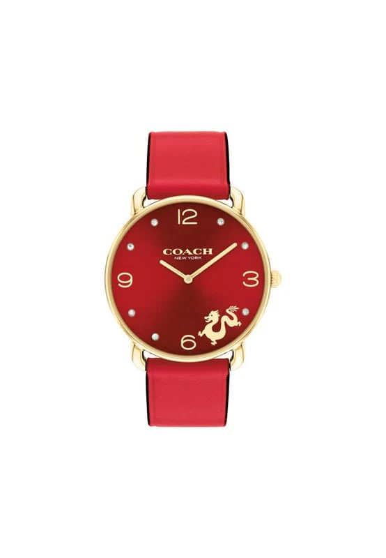 COACH 14504239 ELLIOT 2-Year Warranty Red [Parallel Import]