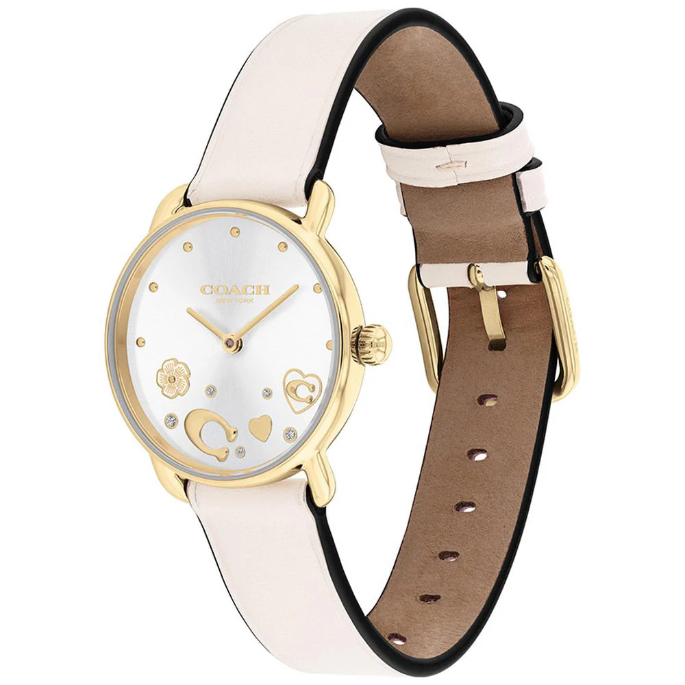 COACH 14504305 Elegant Silver 28mm Case Durable Design 5-Year Warranty Stylish Timepiece - Image 2