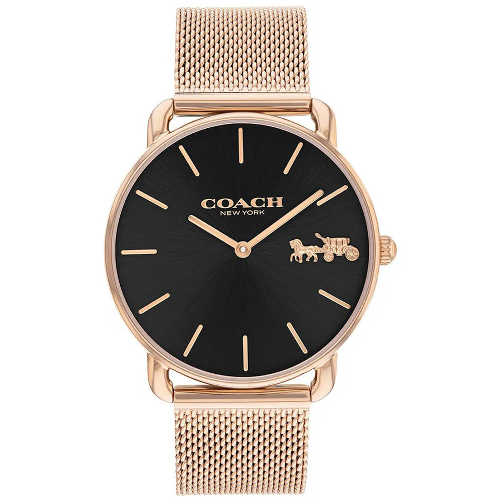 COACH 14504384 Stylish Black Dial 36mm Quartz Movement Water Resistant 5-Year Warranty