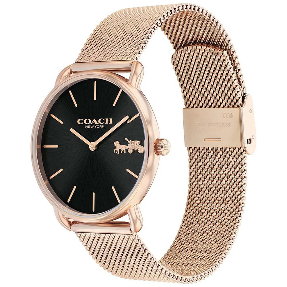 COACH 14504384 Stylish Black Dial 36mm Quartz Movement Water Resistant 5-Year Warranty - Image 2