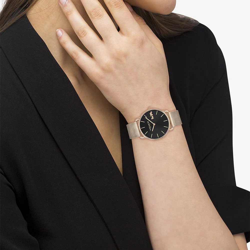 COACH 14504384 Stylish Black Dial 36mm Quartz Movement Water Resistant 5-Year Warranty - Image 4
