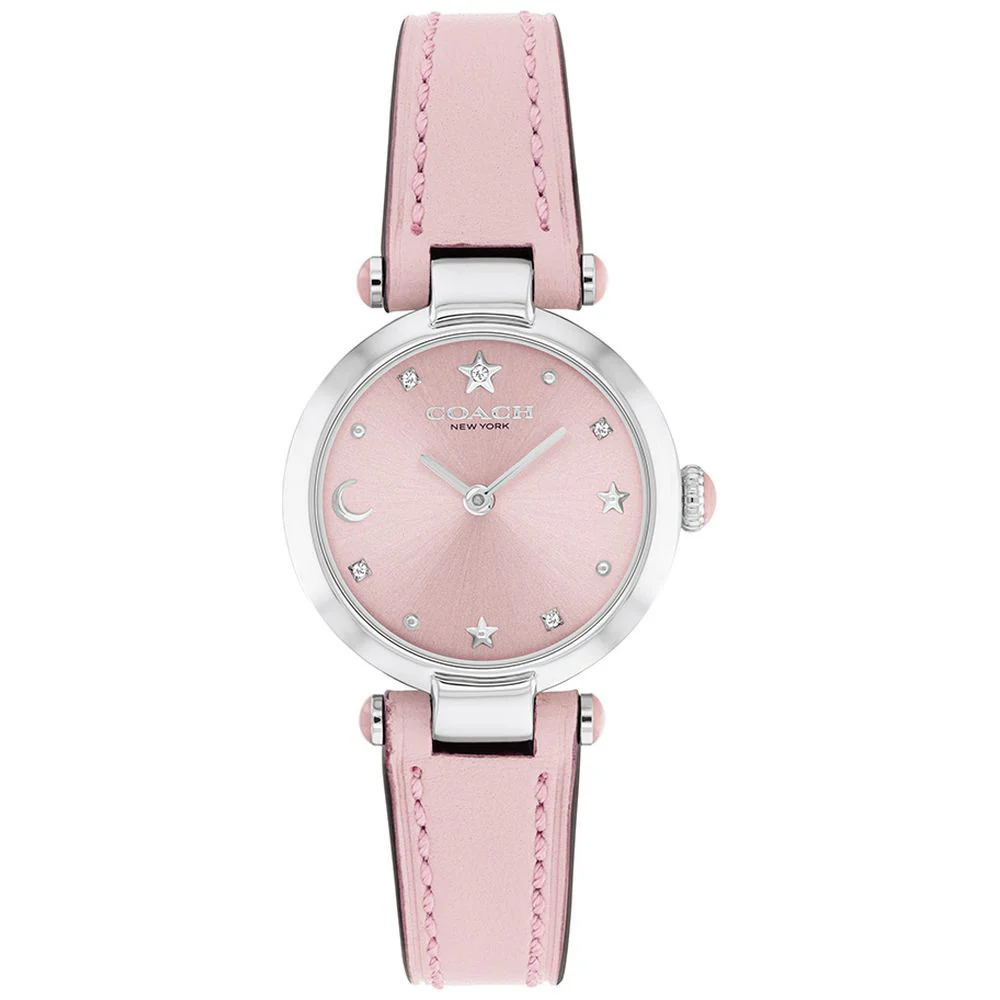 COACH 14504458 Stylish Pink 26mm Watch with 5-Year Warranty Elegant Design Durable Materials