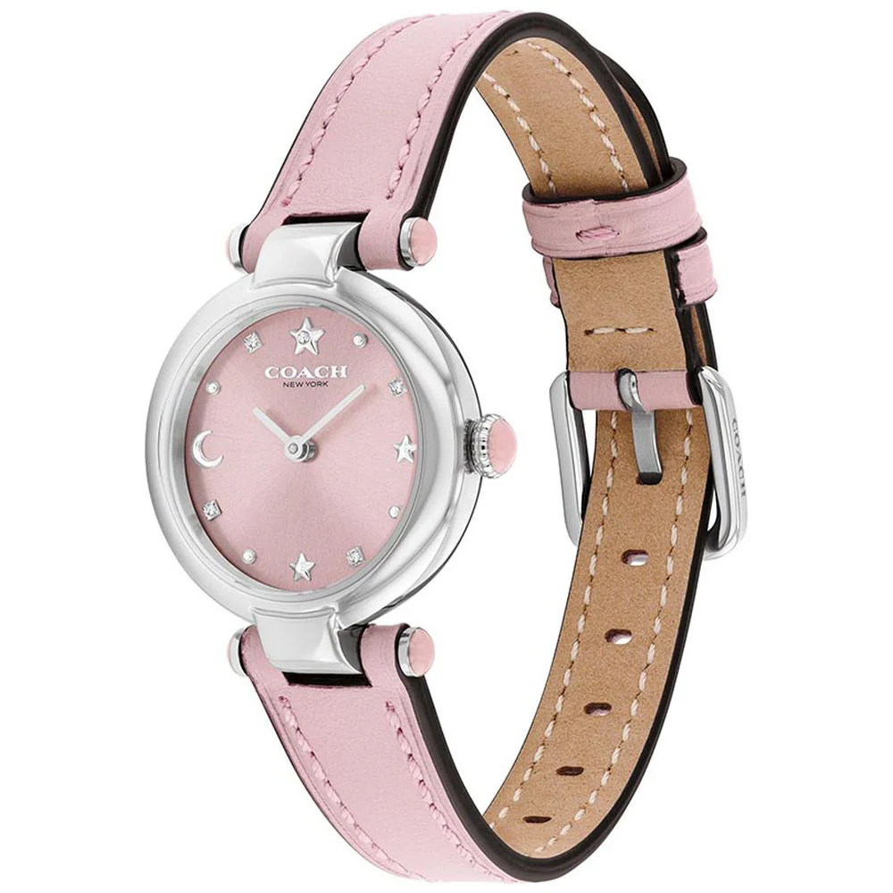 COACH 14504458 Stylish Pink 26mm Watch with 5-Year Warranty Elegant Design Durable Materials - Image 2