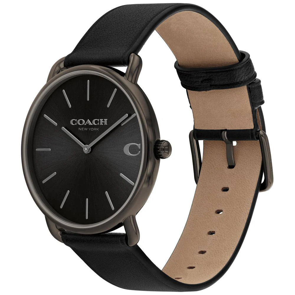 COACH 14602719 Elegant Black Dial 41mm Stainless Steel Case Water Resistant 5-Year Warranty - Image 2