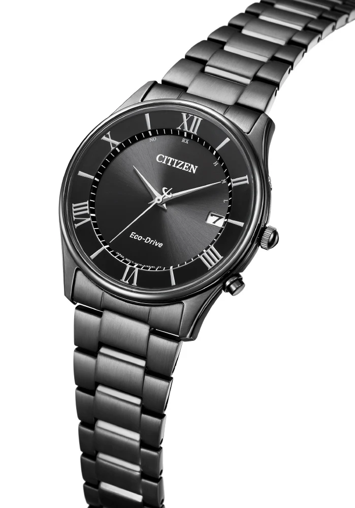Citizen Men's Watch - Citizen Collection Solar Powered Eco-Drive Radio Watch Pair Model AS1064-53E - Image 5