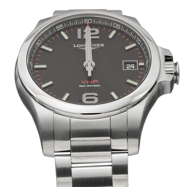 Longines L3.716.4.56.6 Conquest Quartz Men's Black Watch - Image 3