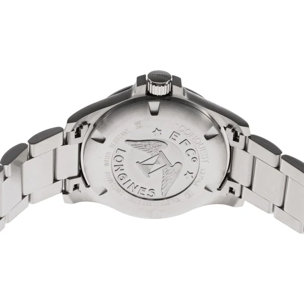 Longines L3.716.4.56.6 Conquest Quartz Men's Black Watch - Image 5