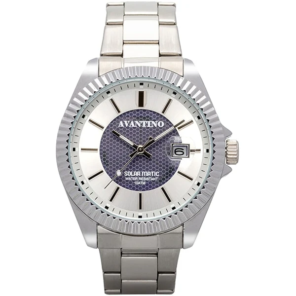 CREPHA AV-AM402-SVS Solar Watch with Luminous Dial 10 ATM Water Resistance Date Function