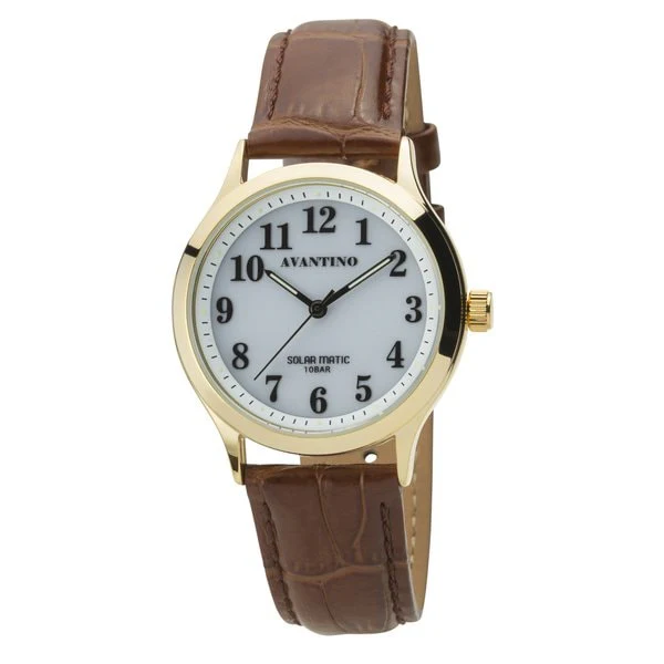 CREPHA B-AV-AM172-WTG Elegant Design Water Resistant Quartz Movement Durable Stainless Steel Band