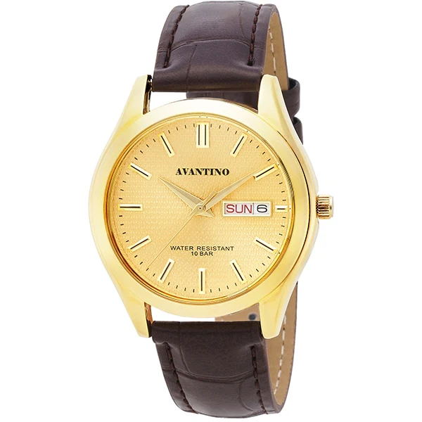 CREPHA B-AV-AM399-GDG 10 ATM Water Resistant Date and Day Display Japanese Craftsmanship Stylish Design