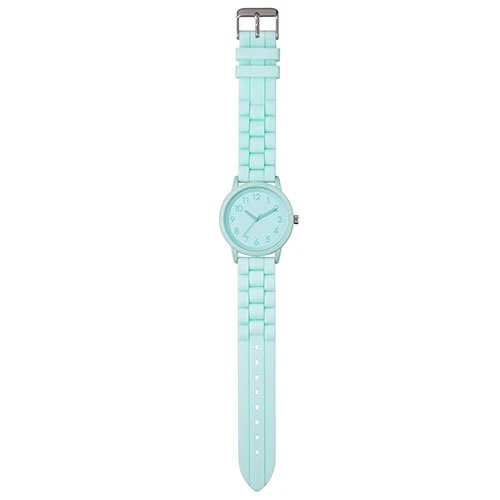 CREPHA B-NB-AL271-GN Analog Watch Silicone Band Green Stylish Design Water Resistant Durable