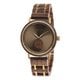 CREPHA BT-AM236-BRW Stylish Leather Band Water Resistant Elegant Design Durable Quartz Movement - Image 2