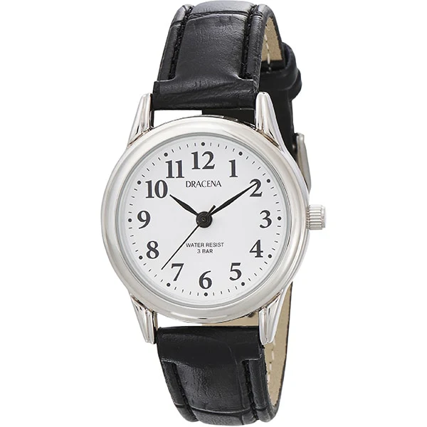 CREPHA DC-AL360-WTS Japanese Movement Elegant Design Water Resistant Stylish Leather Strap