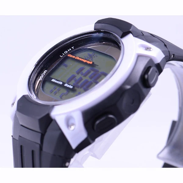CREPHA FDM7862-WT Radio Solar Watch Black and White Eco-Friendly Design Stylish Timepiece Water Resistant - Image 5