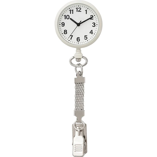 CREPHA NB-AL379-BE Nurse Watch with Japanese Movement Keychain Design Waterproof Stylish and Functional