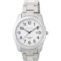 CREPHA SD-AM324-WTS Stylish Design Water Resistant Durable Stainless Steel Elegant Timepiece - Image 3