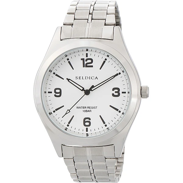 CREPHA SD-AM328-WTS Stylish 10 ATM Water Resistant Durable Stainless Steel Elegant Design
