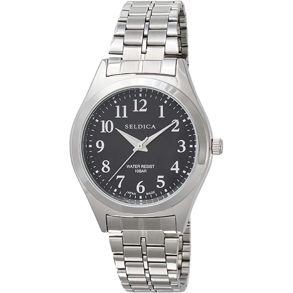 CREPHA SD-AM330-BKS Stylish Design 10 ATM Water Resistant Durable Stainless Steel Elegant Watch