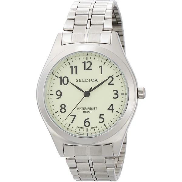 CREPHA SD-AM332-LUS 10 ATM Water Resistant Luminous Hands Durable Stainless Steel Elegant Design