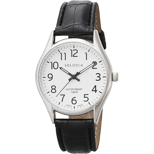 CREPHA SD-AM334-WTS Stylish Design 10 ATM Water Resistant Durable Stainless Steel Elegant Watch