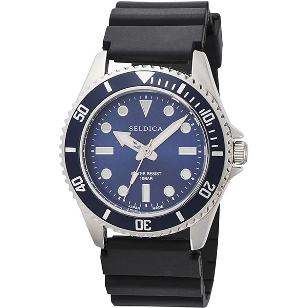 CREPHA SD-AM338-BLS Waterproof 10 ATM Luminous Index Stylish Design Durable Construction