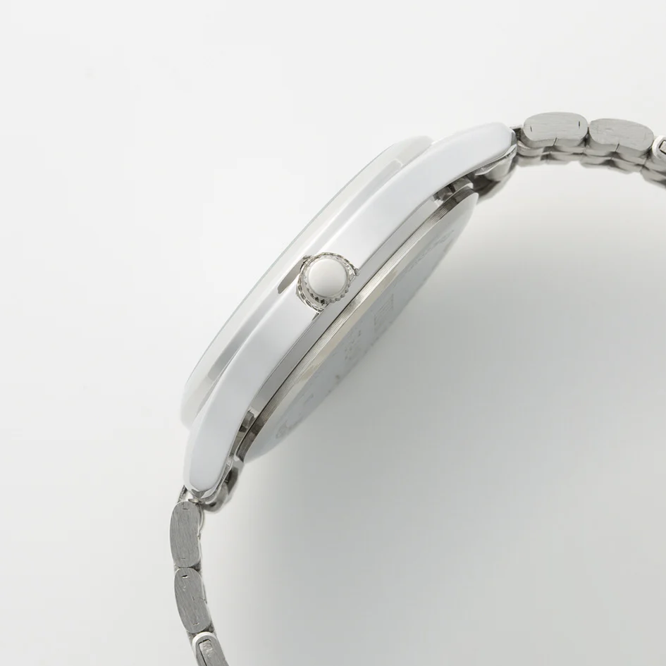 CREPHA TE-AL148-WTS Elegant Women's Watch - Metal Band - Battery Powered - Stylish Design - Image 3