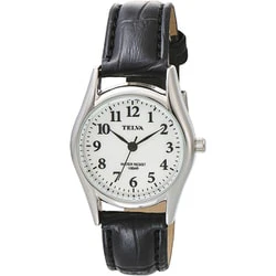 CREPHA TE-AL348-LUS Elegant Design Water Resistant Quartz Movement Scratch Resistant Glass Stylish Leather Strap - Image 3