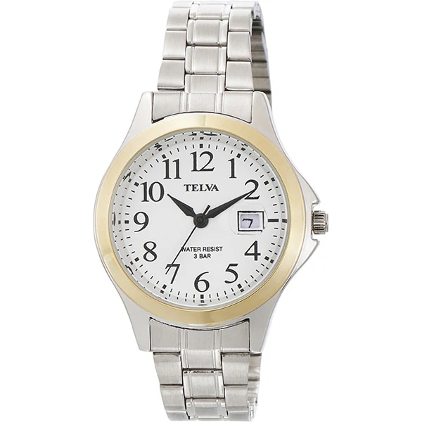 CREPHA TE-AL350-WTT Elegant Design Water Resistant Quartz Movement Durable Stainless Steel Strap