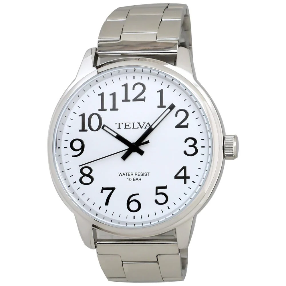 CREPHA TE-AM014-WTS Stylish Analog Watch 10 ATM Water Resistant Men's Silver White Design