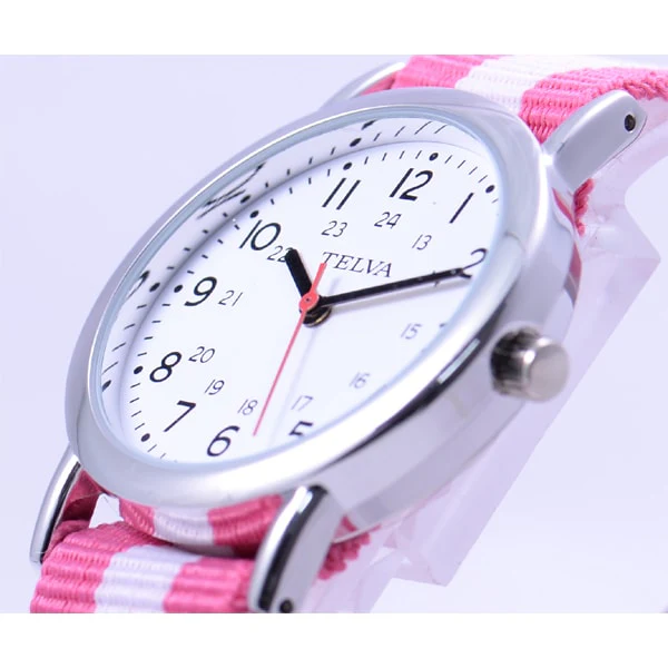 CREPHA TE-AM042-PKS Stylish Analog Design Water Resistant Quartz Movement Durable Stainless Steel Band