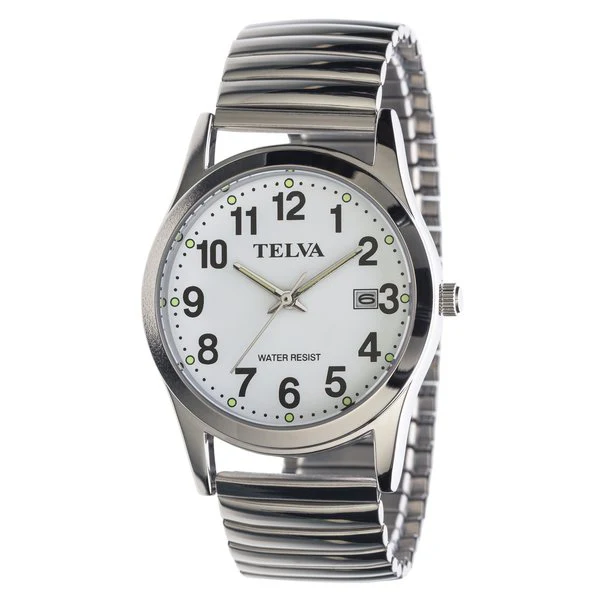 CREPHA TE-AM247-WTS Stylish Design Water Resistant Durable Stainless Steel Elegant Watch for Men
