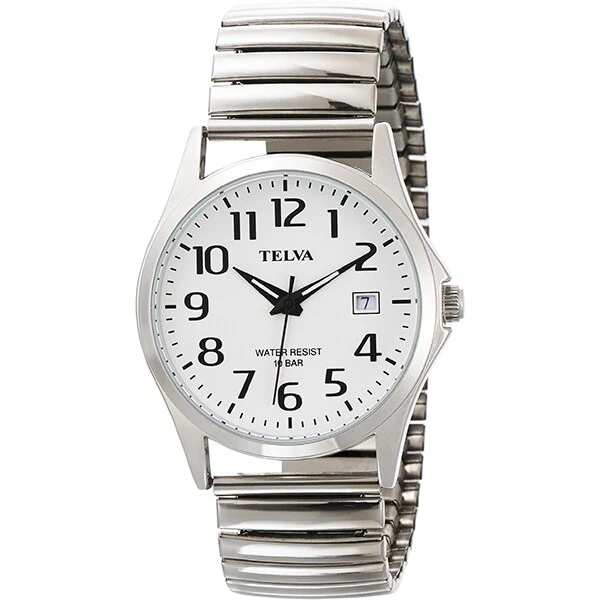 CREPHA TE-AM341-WTS Stylish Design Water Resistant Quartz Movement Durable Stainless Steel Band