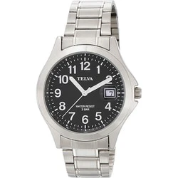 CREPHA TE-AM352-BKS Stylish Date Display Water Resistant Quartz Movement Elegant Black Design - Image 3