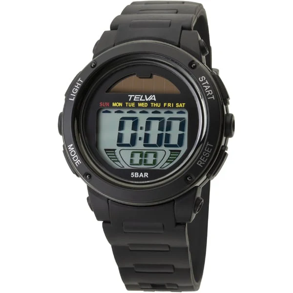 CREPHA TE-D192-BK Stylish Minimalist Design Water Resistant Durable Stainless Steel Band