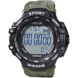 CREPHA TE-D281-KH Digital Watch with Durable Rubber Band Waterproof LED Display Lightweight Design - Image 3