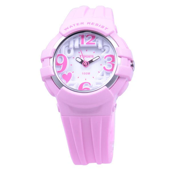CREPHA TS-A048-PK Stylish Analog Watch Pink Elegant Design Water Resistant Comfortable Fit - Image 3