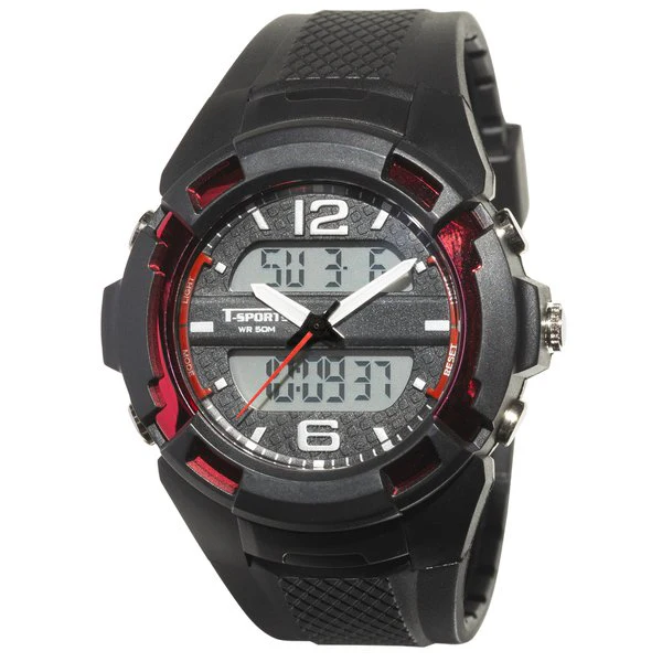 CREPHA TS-AD251-RD Stylish Design Water Resistant Quartz Movement Durable Leather Strap