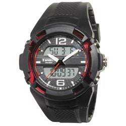 CREPHA TS-AD251-RD Stylish Design Water Resistant Quartz Movement Durable Leather Strap - Image 3