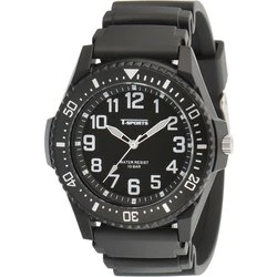 CREPHA TS-AM304-BK 10ATM Water Resistant Sports Watch with Durable Design LED Display and Stopwatch Function - Image 3