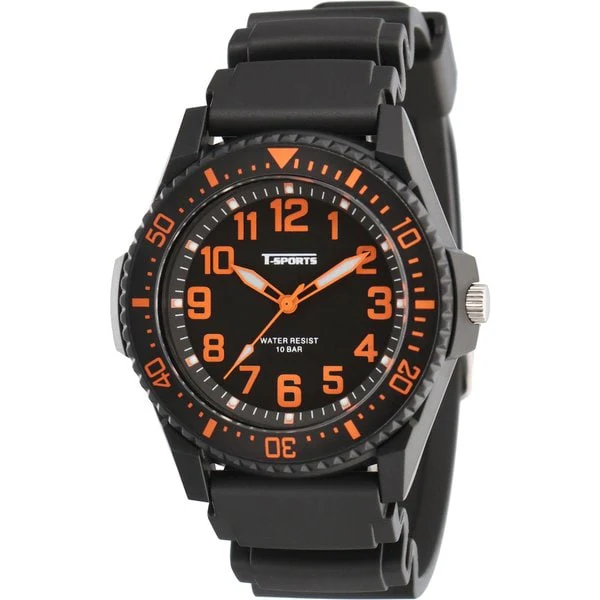 CREPHA TS-AM304-OR 10 ATM Water Resistant Sports Watch - Durable Design - LED Display - Stylish and Functional